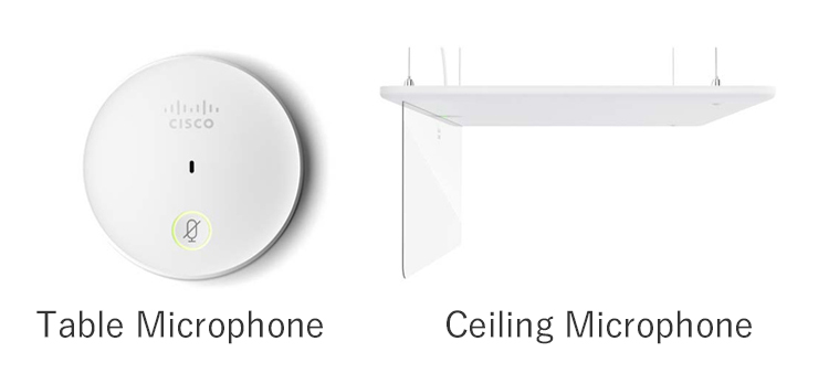 Cisco Table Microphone、Cisco Ceiling Microphone