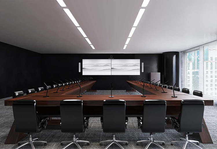 テレビ会議システム(H.323)を利用した役員会議室