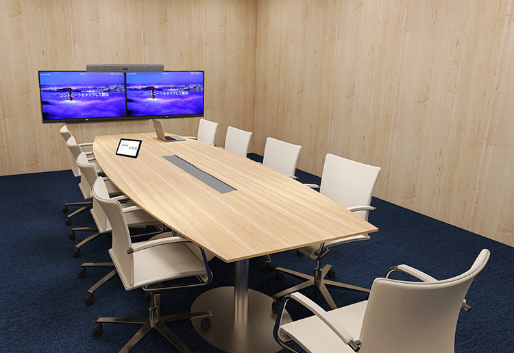 Zoom Roomsを利用した会議室構成例