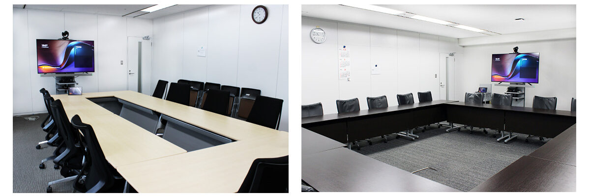 Microsoft Teams Roomsを設置した会議室