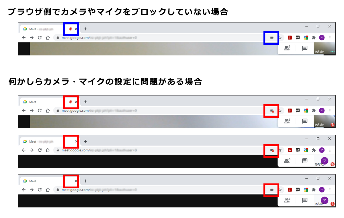 確認:Webブラウザの表示