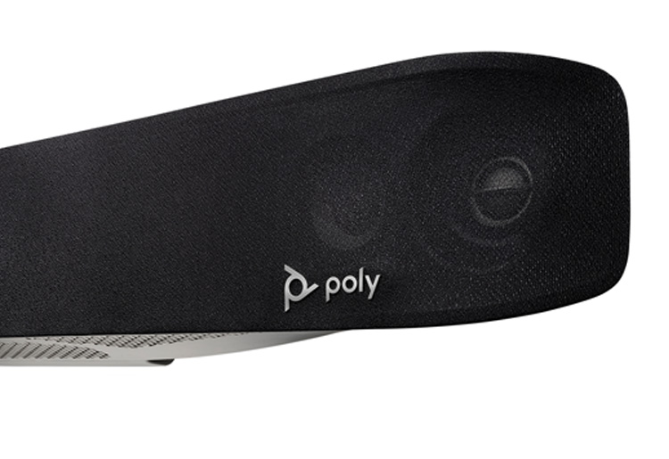 Poly Studio X70 広範囲での集音が可能な内蔵マイク