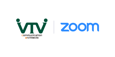 VTVジャパンとZoomのロゴ