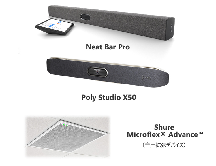 Neat Bar ProとPoly Studio X50