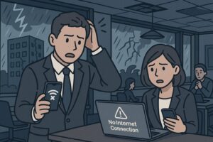 連絡がとれない、状況がわからない