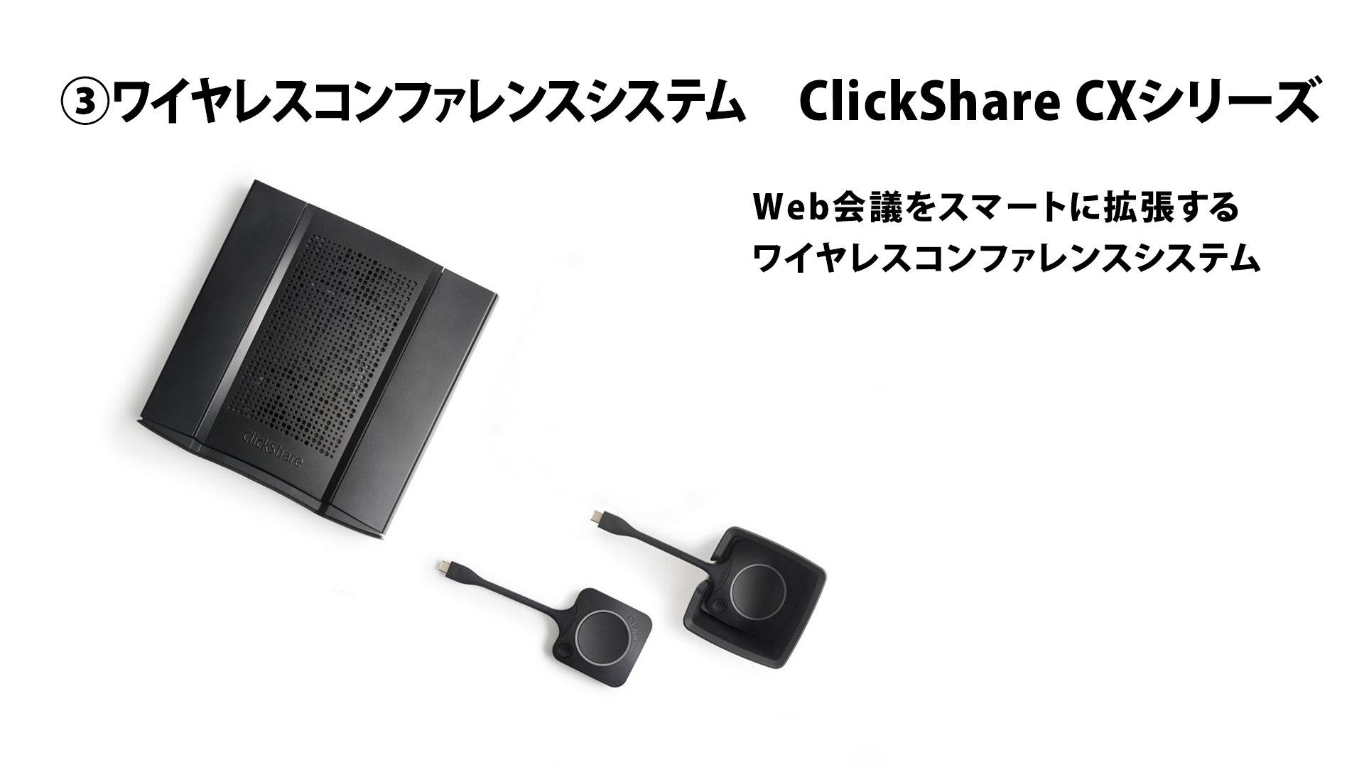 Barco ClickShare CXシリーズ